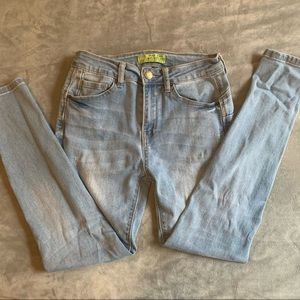 Light Wash Stretchy Skinny Jeans